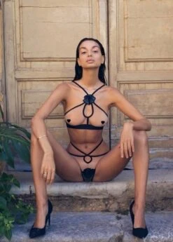 Carmen Knickers -Lingerie Boutique Shop 05b.bk god save queens carmen knicker brief black nude sexy lingerie bottoms g