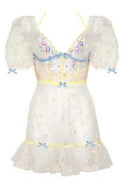 Lavender Meadows Embroidery Slip Dress 13 Lavender Meadows Embroidery Slip Dress -Lingerie Boutique Shop 2022.12.09.ForLove Lemons24892