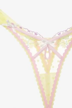 Buttercup Bunches Thong Panty -Lingerie Boutique Shop 2023.01.30.ForLoveAndLemons29024