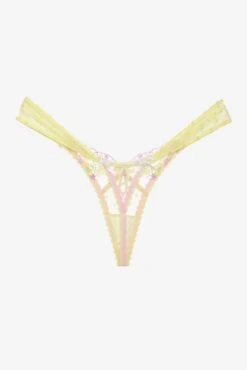 Buttercup Bunches Thong Panty -Lingerie Boutique Shop 2023.01.30.ForLoveAndLemons29025