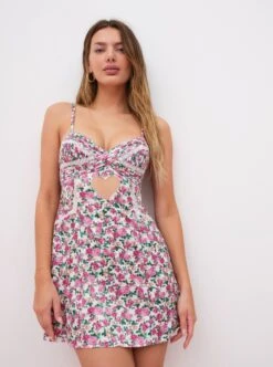Heart Bloom Slip Dress