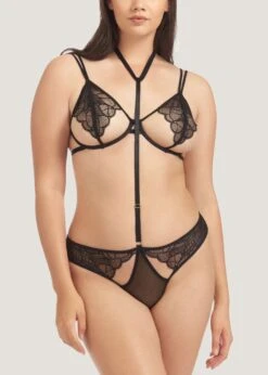 BLUEBELLA Emerson (Black) Open Cup Lace Bra 14 BLUEBELLA Emerson (Black) Open Cup Lace Bra -Lingerie Boutique Shop 35100.BK bluebella emerson open cup lace bra black cupless sexy lingerie H