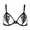 BLUEBELLA Emerson (Black) Open Cup Lace Bra -Lingerie Boutique Shop 35100.bk bluebella emerson open cup lace bra black cupless sexy lingerie a