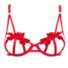 BLUEBELLA Eden (Red) Cupless Bra -Lingerie Boutique Shop 40915.rd bluebella eden cupless bra red sexy lingerie nonpadded ouvert underwire a 1
