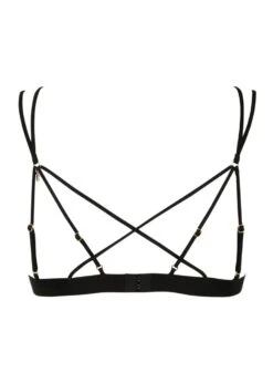 After Midnight Triangle Bra -Lingerie Boutique Shop atelier amour apres minuit black lace bralette AP10 sexy bra I