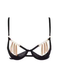 BLUEBELLA Aurora Open Bra (Black/Gold)