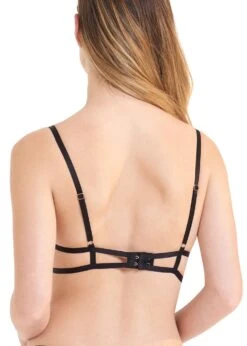 BLUEBELLA Aurora Open Bra (Black/Gold) -Lingerie Boutique Shop bluebella aurora open bra underwired cupless gold black ultra sexy lingerie C