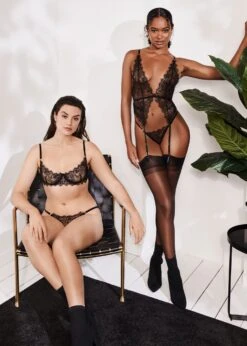 BLUEBELLA Grace Thong 15 BLUEBELLA Grace Thong -Lingerie Boutique Shop bluebella grace thong black lace sexy underwear sexy lingerie G