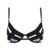 BLUEBELLA Mandra Bra (Black) -Lingerie Boutique Shop bluebella mandra bra black bondage cupless bra underwired sexy lingerie A