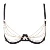 BLUEBELLA Oriana Open Bra -Lingerie Boutique Shop bluebella oriana open bra cupless underwire black gold chain ultra sexy lingerie A