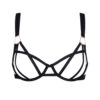 BLUEBELLA Salma Open Wired Bra (Black) -Lingerie Boutique Shop bluebella salma open wired bra cupless black sexy lingerie A