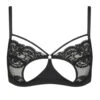Seraphine Soft Cup Bra -Lingerie Boutique Shop coco de mer seraphine soft cup bra bralette black lace sexy lingerie A