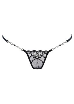 Butterfly In Black Luxury Mini G-String