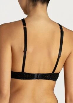 Ava Open Underwired Bra -Lingerie Boutique Shop muse by coco de mer ava open underwired bra black cupless bra sexy lingerie C