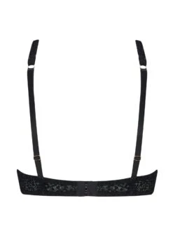 Ava Open Underwired Bra -Lingerie Boutique Shop muse by coco de mer ava open underwired bra black cupless bra sexy lingerie G