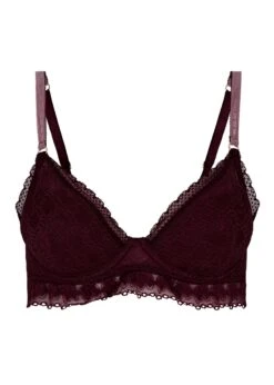 Jasmine Inspiring (Garnet Red) Contour Plunge Bra