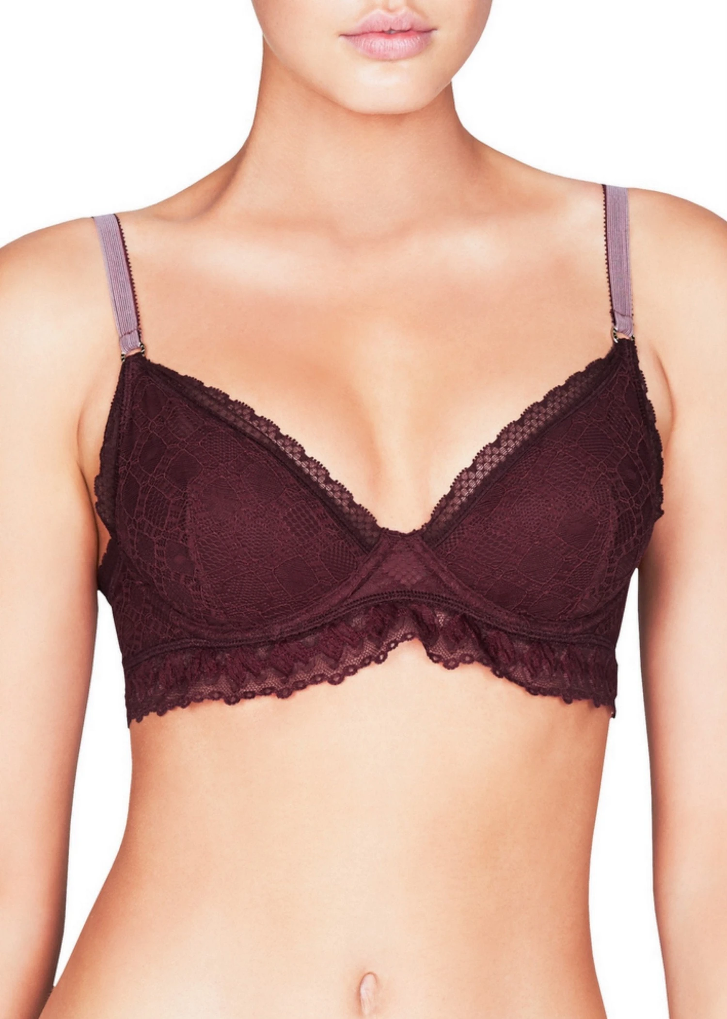 Jasmine Inspiring (Garnet Red) Contour Plunge Bra 4 Jasmine Inspiring (Garnet Red) Contour Plunge Bra - Image 2